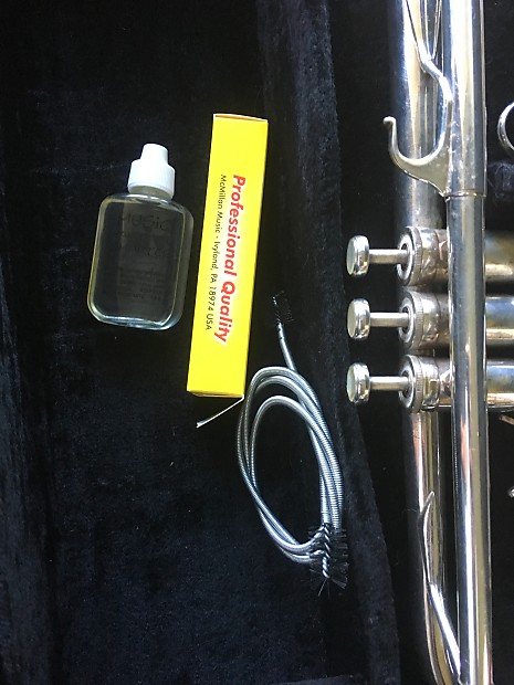 Vintage 1960's Donald E. Getzen DEG Signature Silver Trumpet
