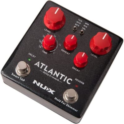NUX Atlantic (NDR-5) Multi Delay and Reverb Effect Pedal with Inside Routing and Secondary Reverb Effects image 2