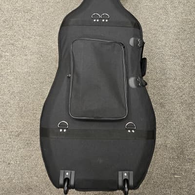 D Z Strad Black Fabric Foam Cello Case (4/4 Size) image 5