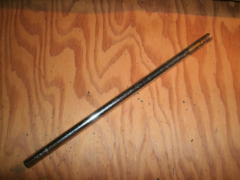 Unknown 60's or 70's Japanese bass drum leg spur 5/16" diameter 8" long image 1