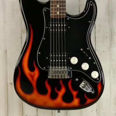 USED Fender FSR Standard Hot Rod Flame Stratocaster (831) image 2