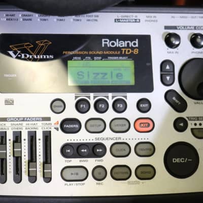 Roland TD-8 Drum Sound Module - Silver - Very Good Condition