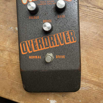 Vintage rare 1970s Colorsound Sola Sound Overdriver wide case