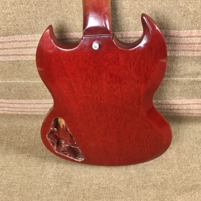 1962 Gibson Les Paul Standard SG Cherry Project Husk "Factory Renecked" 1960's image 8