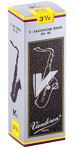 Vandoren SR6235 V12 Series Tenor Saxophone Reeds - Strength 3.5 (Box of 10) image 1
