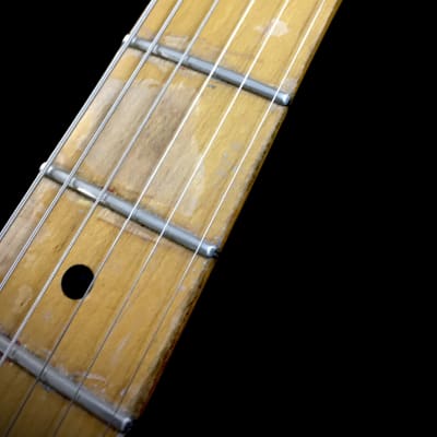 LEFTY! Vintage Fender MIJ ST67 Custom Contour Body Relic Strat Body Hendrix Blonde Guitar CBS Reverse HSC image 5