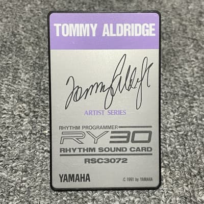 YAMAHA RY30 RSC3072 Tommy Aldridge Rhythm Sound Card