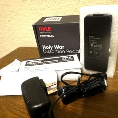 Pyle HOLY WAR DISTORTION PEDAL PDISTPDL54 with Power Supply FREE SHIPPING image 3