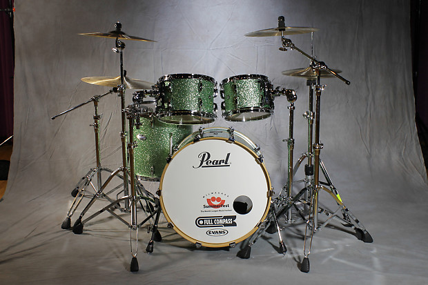 Pearl Drums Masters Maple Complete 4-Piece Kit-C348 as seen at Summerfest 2016 image 1