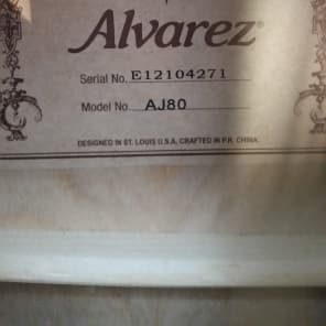 Used Alvarez AJ80 with hardshell case image 4