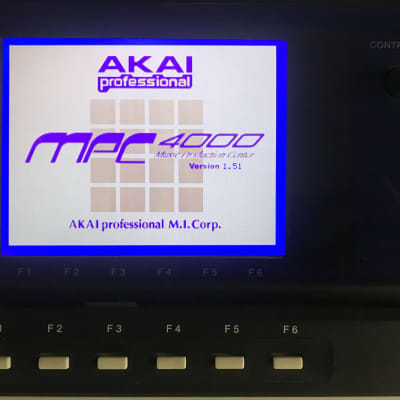 Akai MPC4000 LCD Blue on White display Plug & Play Easy Replacement - Worldwide