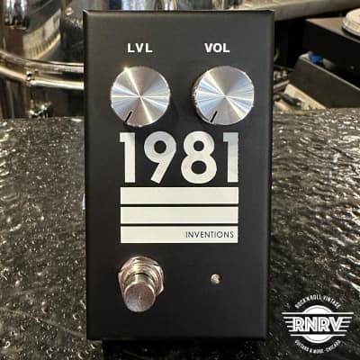 Reverb.com listing, price, conditions, and images for 1981-inventions-lvl-full-range-overdriver