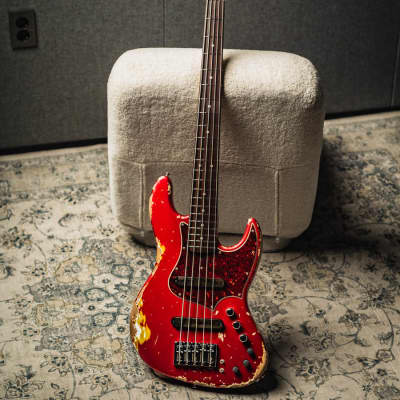 ベース xotic xj-1t 5st Candy Apple Red Xotic XTC-1 Namm 2020 Spalted Maple Electric Guitar | Vision