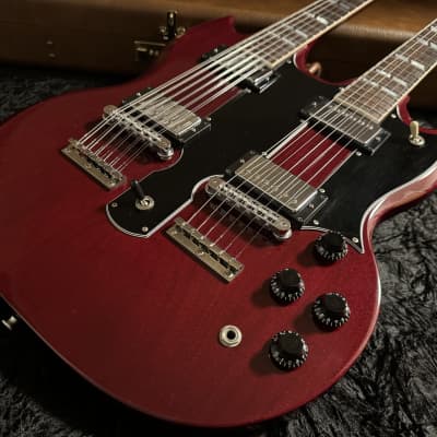 Gibson EDS-1275 Double Neck 1992 - Cherry image 11