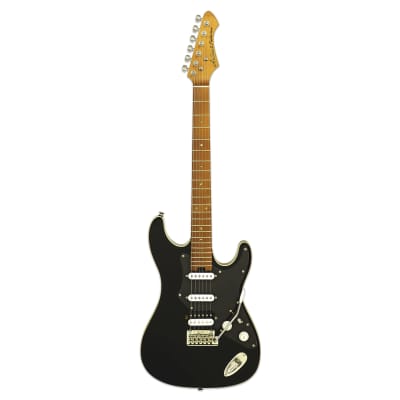 ARIA 714 DG Fullerton Black - E-Gitarre for sale