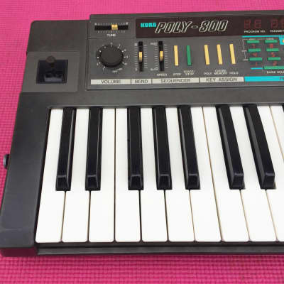 Korg Poly-800 Vintage Analog Synthesizer Keyboard + Accessories image 3