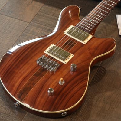 Sweetwood Rosewood Double-Cut Natural Electric Guitar + OHSC (5673) image 2