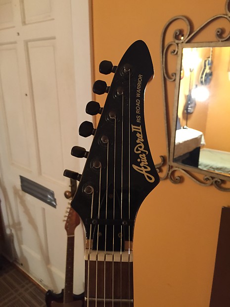 Aria Pro II RS Road Warrior '80s Black | Reverb