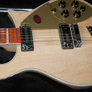 MINT! Rickenbacker 660 Electric Guitar OHSC 100% Unplayed Hardshell Case Maple Glo image 6