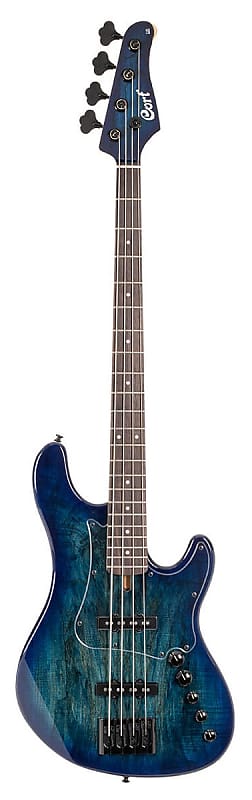 Cort GB-Fusion 4 Blue Burst w/Gigbag (B Stock) image 1