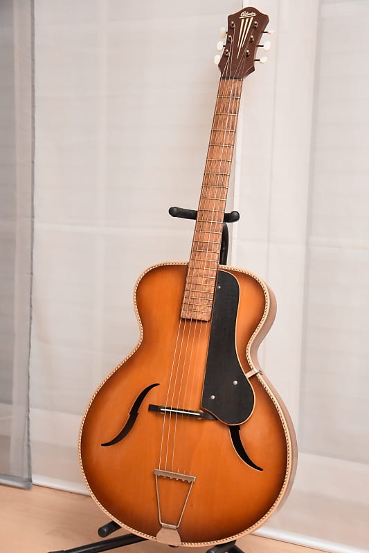 Otwin Sonor – 1950s German Vintage Parlor Archtop Jazz Guitar / Gitarre image 1