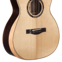 Teton STG150NT-AR Armrest Grand Concert Solid Sitka Spruce 6-String Acoustic Guitar w/Hardshell Case
