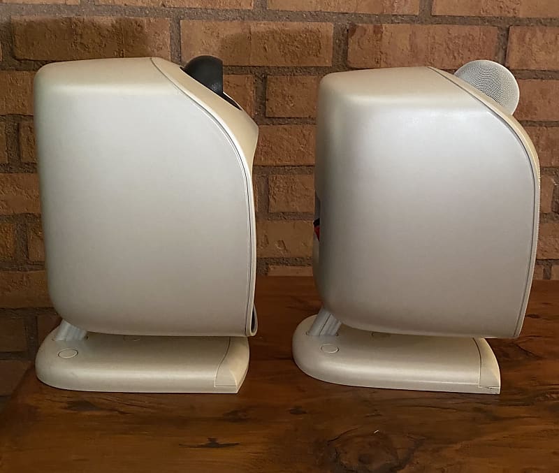 B&W LM1 Pearl White Bowers & Wilkins speakers | Reverb