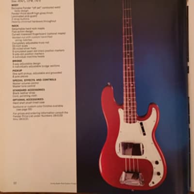 ORIGINAL Vintage 1970 Fender Fine Electric Instruments Catalog 96 pages - RARE FIND! image 8