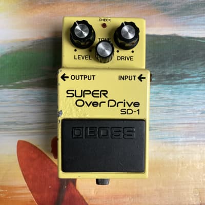 BOSS SILVER SCREW JAPAN SD1 SD-1 OVERDRIVE IST YEAR ISSUE | Reverb