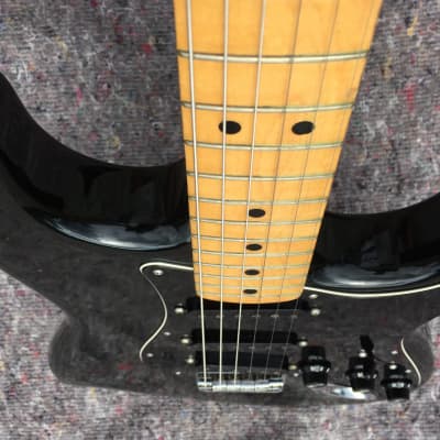 Fender Stratocaster Hardtail 1975 Black Maple Fingerboard image 4