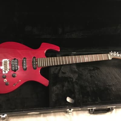 Parker P40 Electric Guitar w/ Hard Shell Case Red NICE | Reverb
