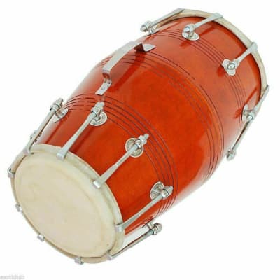 Handmade Dholak Professional Wedding Kirtan Musical | Reverb