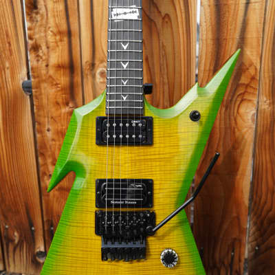 Dean USA  Dime Razorback - Slime Green 6-String Electric Guitar w/  Hardshell Case (2023) image 10