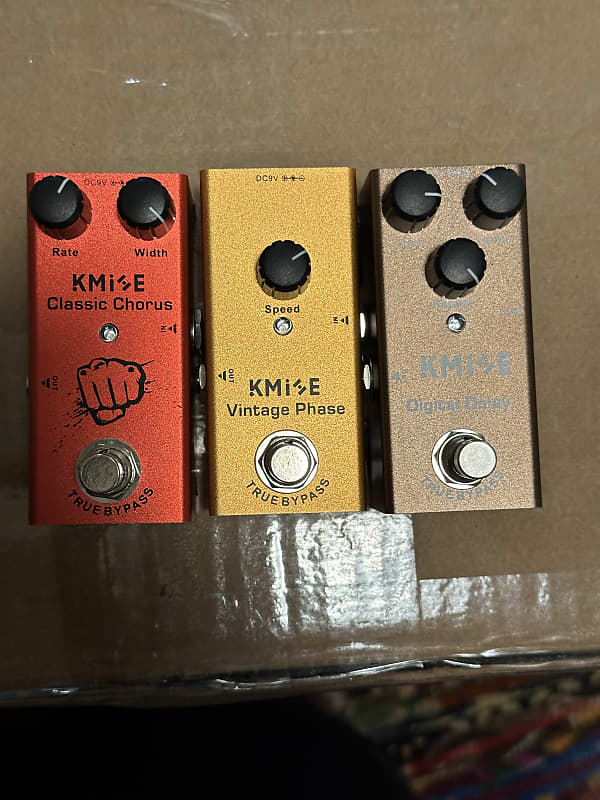 KMise Pedals Bundle Classic Chorus, Vintage Phase & Digital Reverb