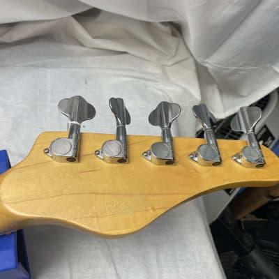 Schecter Diamond Series J5 J-5 LH Left-Handed Lefty 5-string Bass 2015 - White image 21