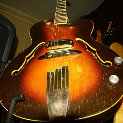 Lignatone  Hollow Body Soviet Electric Guitar jolana musima ORFEUS RARE 60's. image 7
