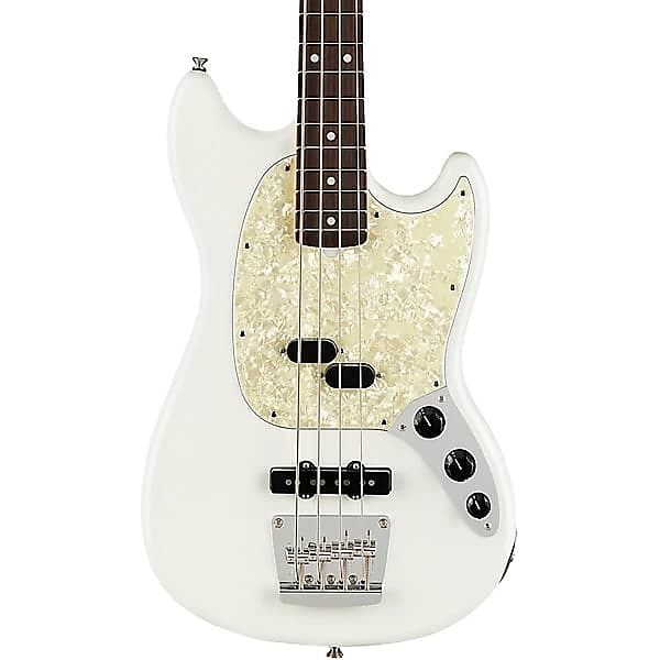 Fender American Performer Mustang® Bass - Arctic White w/Gig Bag