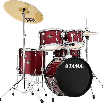 Tama IE58C Imperialstar 10 / 12 / 14 / 18 / 5x14" 5pc Drum Set with Meinl HCS Cymbals and Hardware
