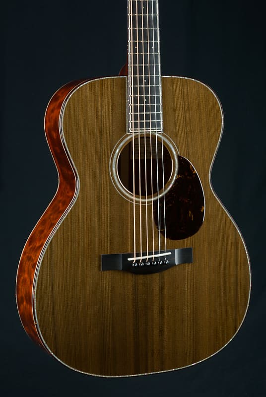 Santa Cruz OM-45 Renaissance Cedar and ‘The Tree’ Mahogany Custom with Japanese Awabi Pearl NEW image 1