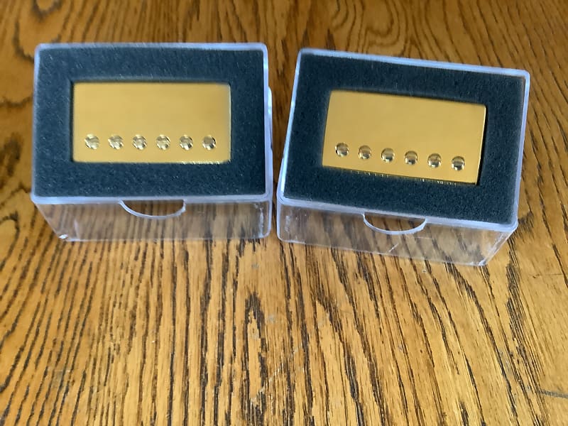 Gibson Classic 57 Pickup Set Gold Covers | Reverb