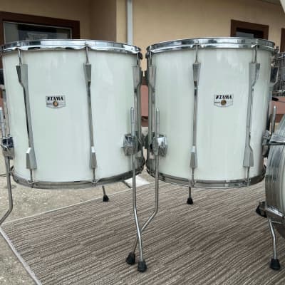 Tama Rockstar DX 1992 Sugar White Double Bass 