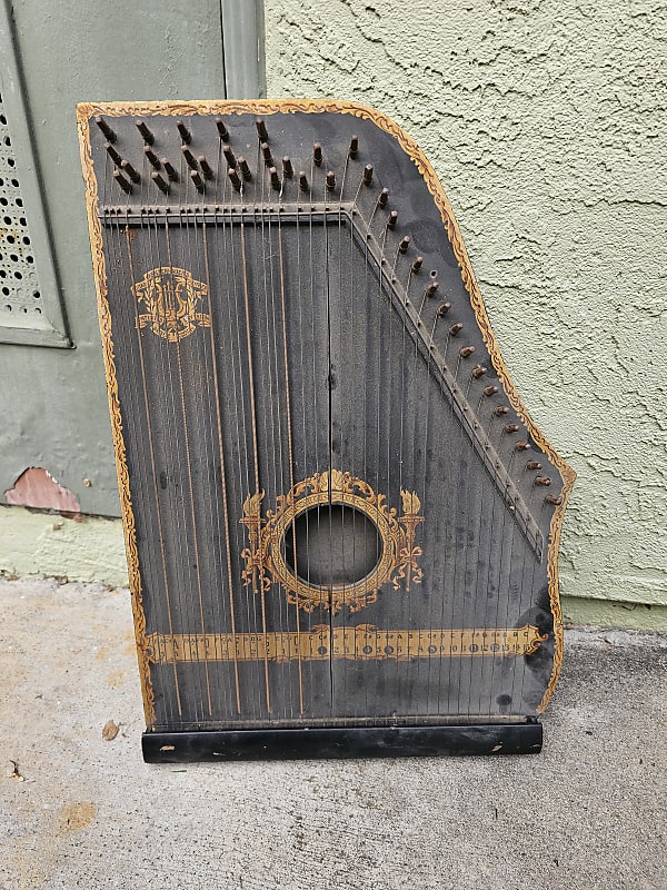 Folk Lap Dulcimer Mandolin Harp Vintage Harp image 1