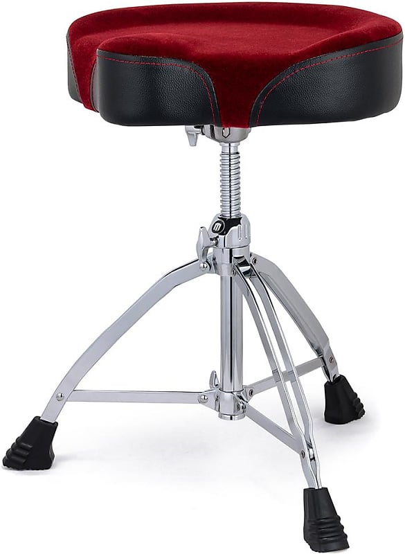 Mapex T865SER Saddle Top Double-braced Drum Throne - Red Cloth image 1