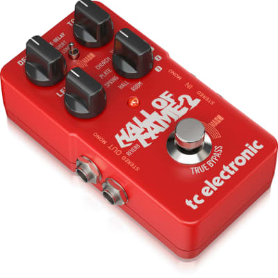 TC Electronic HALL OF FAME 2 REVERB Iconic Reverb Pedal with Groundbreaking MASH Footswitch and Shimmer Effect for sale