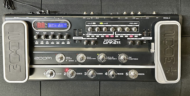 Zoom G9.2tt Twin Tube Guitar Effects Console 2000s - Black