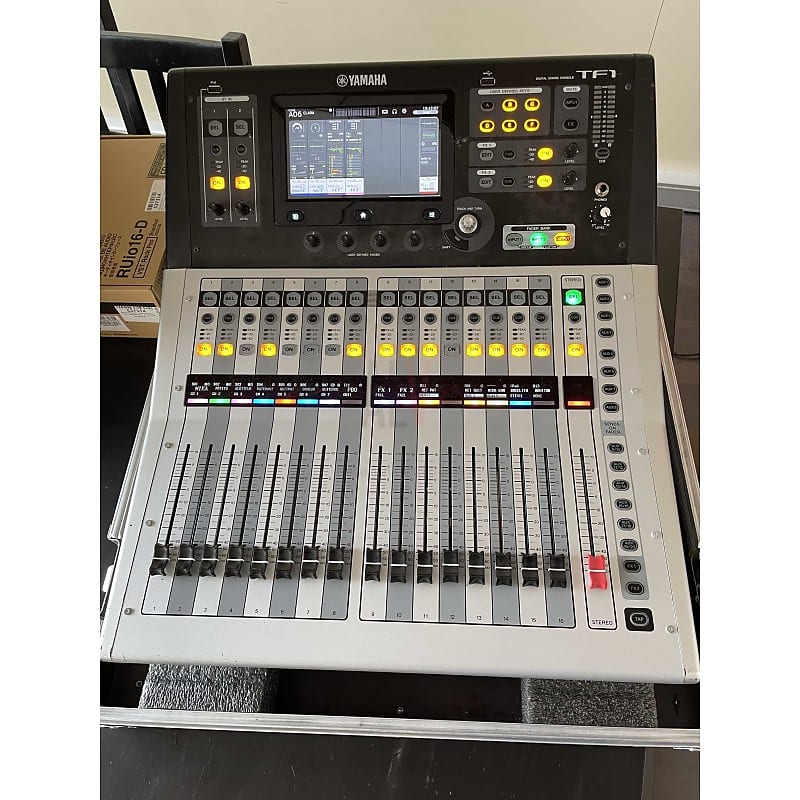 TF1 Digital Mixing Console with Dante card and flight case Reverb UK