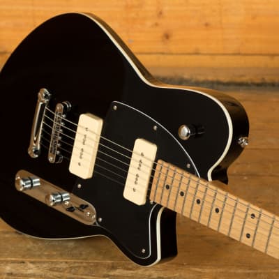 Reverend Bolt-On Series | Charger 290 - Midnight Black - Maple image 5