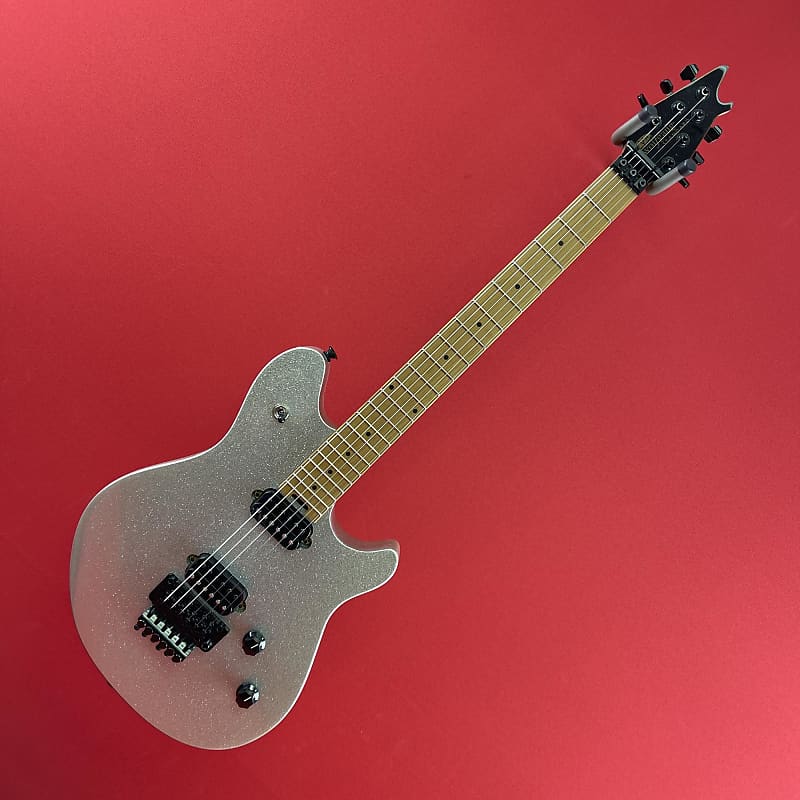 USED] EVH Wolfgang Standard Electric Guitar, Silver Sparkle