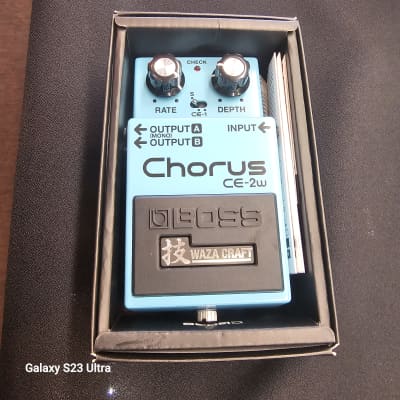 Reverb.com listing, price, conditions, and images for boss-ce-2w-chorus-waza-craft