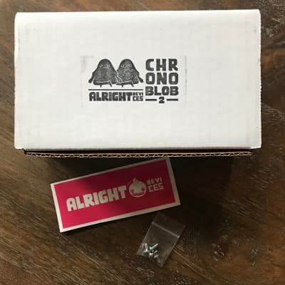 Alright Devices  Chronoblob 2  Stereo Delay 2019 Silver MINT! image 3